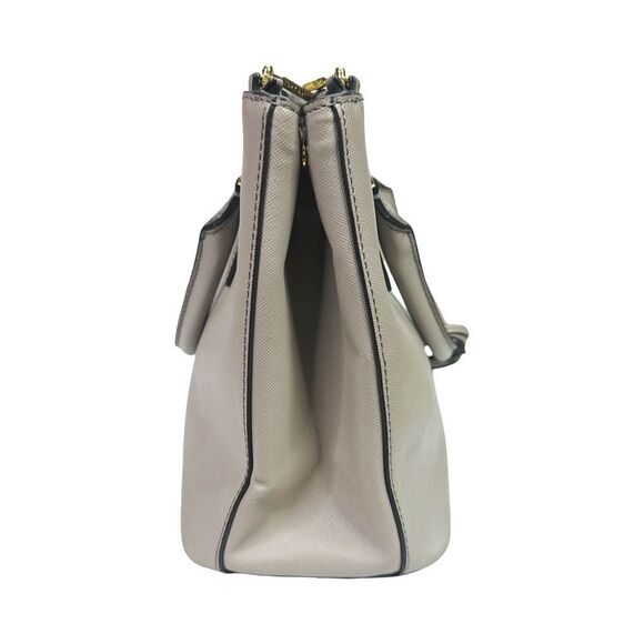 Tory Burch Leather Robinson Double Zip Tote - 12.5” x 8.5” x 5” - Picture 8 of 11